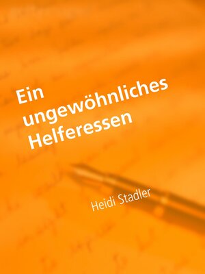 cover image of Ein ungewöhnliches Helferessen